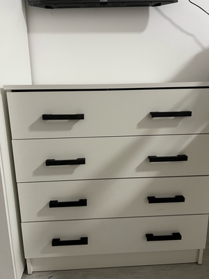 Сборка, установка и крепёж комода 4 ящика