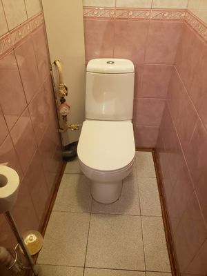Установка напольного унитаза