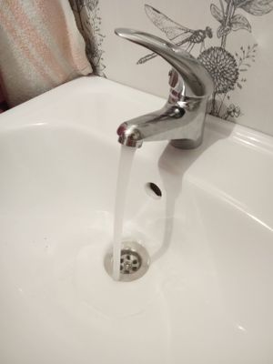 Установка смесителя (на готовые коммуникации)