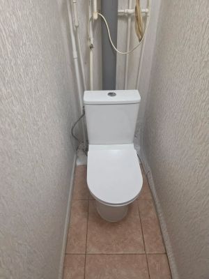Установка напольного унитаза