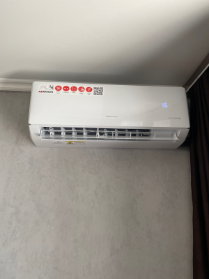 Установка сплит системы 7-9 kBTU (одноэтапный монтаж)