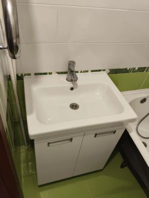 Установка смесителя (на готовые коммуникации)