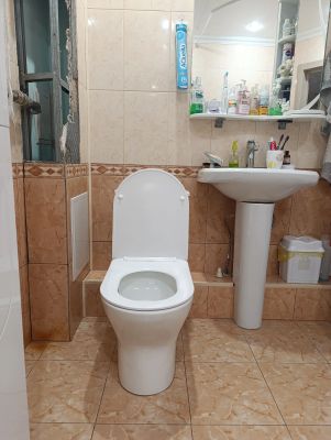 Установка напольного унитаза
