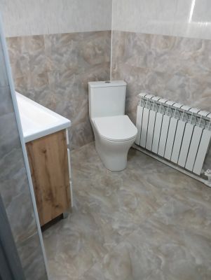 Установка напольного унитаза