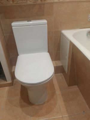 Установка напольного унитаза