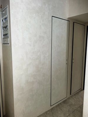Нанесение декоративной штукатурки на стены (короед, шуба, мраморная крошка и т.п.)