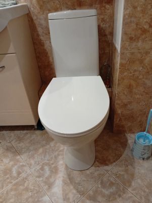 Установка напольного унитаза