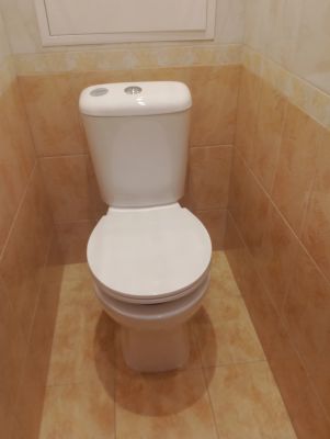 Установка напольного унитаза