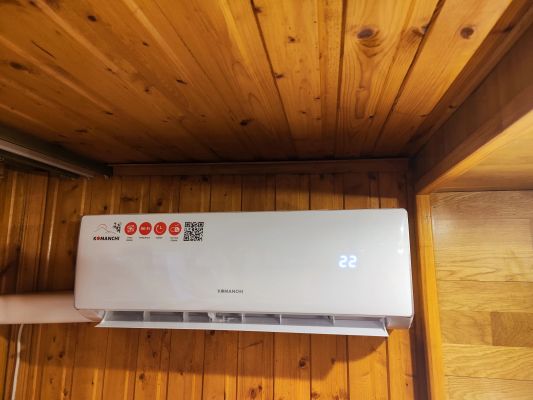 Установка сплит системы 7-9 kBTU (одноэтапный монтаж)