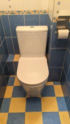Установка напольного унитаза