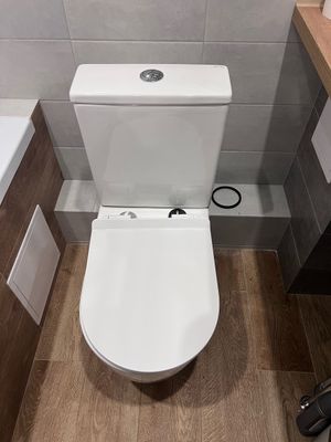 Установка напольного унитаза