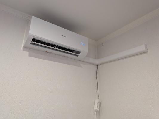 Установка сплит системы 7-9 kBTU (одноэтапный монтаж)