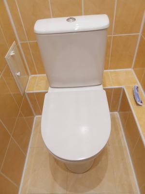 Установка напольного унитаза