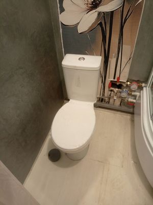 Установка напольного унитаза