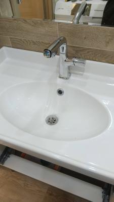 Установка смесителя (на готовые коммуникации)