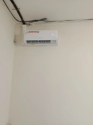 Установка сплит системы 7-9 kBTU (одноэтапный монтаж)
