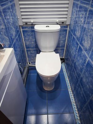 Установка напольного унитаза