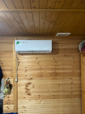 Установка сплит системы 7-9 kBTU (одноэтапный монтаж)