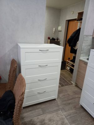 Сборка, установка и крепёж комода 4 ящика