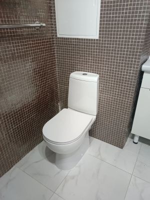 Установка напольного унитаза