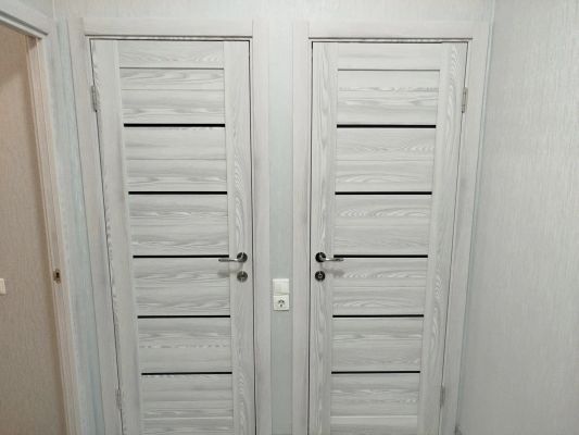 Оформление проёма добором и наличниками
