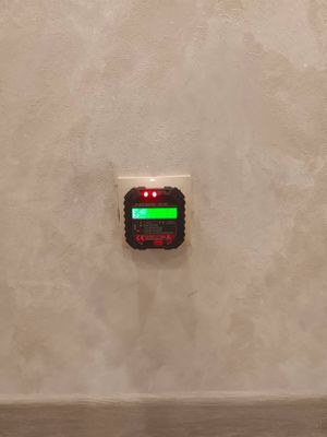 Установка выключателя (на готовые коммуникации)