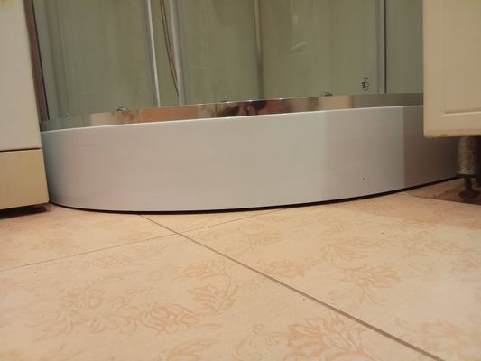 Установка душевой кабины шириной до 90 см