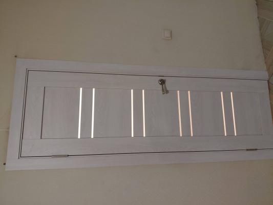 Установка межкомнатной двухстворчатой двери