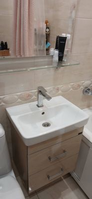 Установка смесителя (на готовые коммуникации)