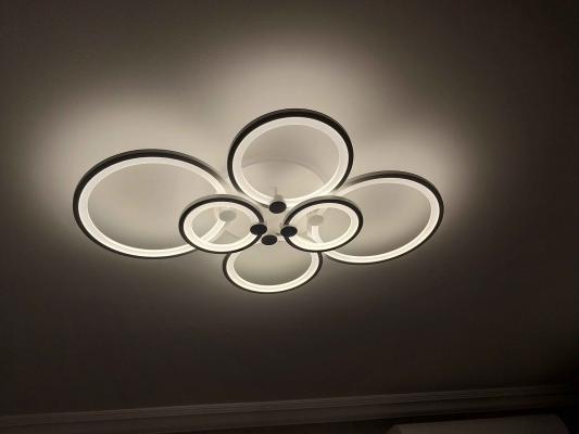 Сборка и навеска люстры