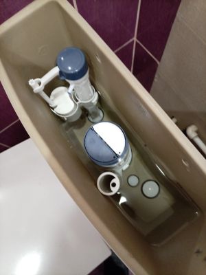 Установка напольного унитаза