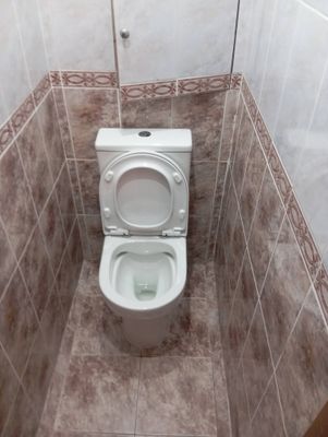 Установка напольного унитаза