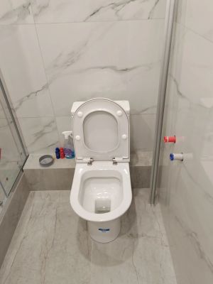 Установка напольного унитаза