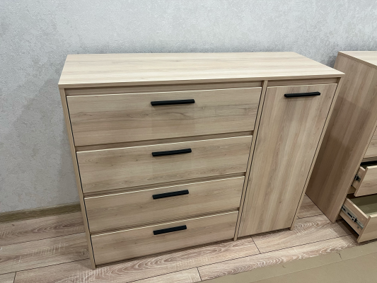 Сборка, установка и крепёж комода 4 ящика