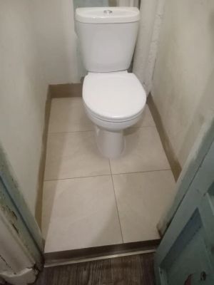 Установка напольного унитаза