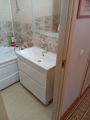 Установка смесителя (на готовые коммуникации)