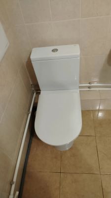 Установка напольного унитаза