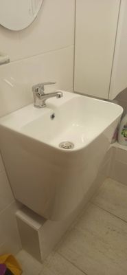 Установка смесителя (на готовые коммуникации)