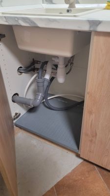 Установка посудомоечной машины с подключением