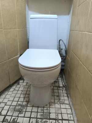 Установка напольного унитаза