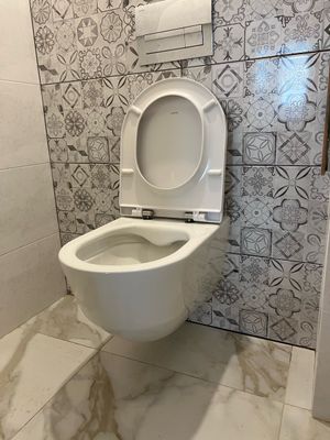 Установка подвесного унитаза (на готовую инсталляцию)