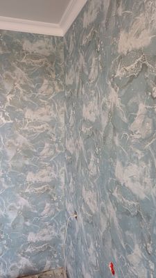 Монтаж потолочного полистрирол/пенополистирол плинтуса