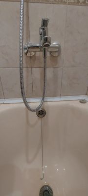 Установка смесителя (на готовые коммуникации)