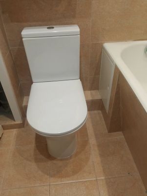 Установка напольного унитаза