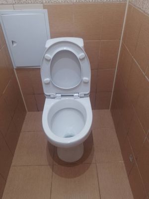 Установка напольного унитаза