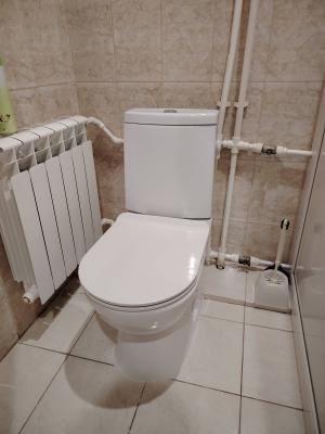 Установка напольного унитаза