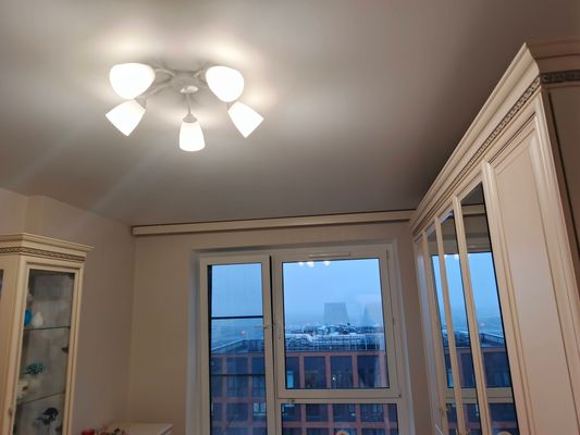 Установка карниза