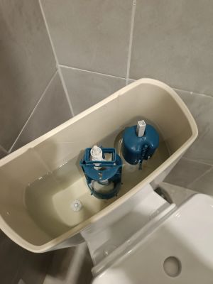 Установка напольного унитаза