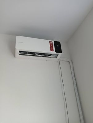 Установка сплит системы 7-9 kBTU (одноэтапный монтаж)