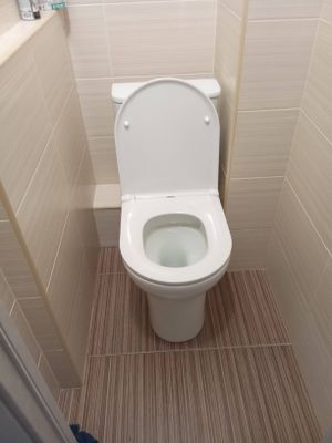 Установка напольного унитаза